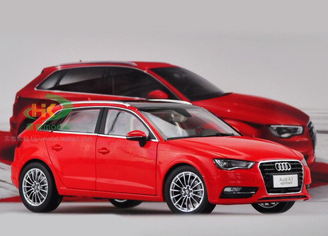 1/18 AUDI A3 SPORTBACK (RED) DIECAST CAR MODEL ...