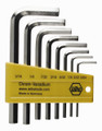 Wiha 35192 - L-Key Hex Nickel Short-Arm 8 Pc Set 5/64-5/16"
