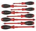 Wiha 39896 - SoftFinsih Screw Holding Slotted / Phillips Screwdriver 8 Pc Set