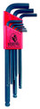 Bondhus 10999 - Set of 9 Ball End Hex L-keys 1.5-10mm