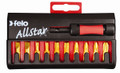 Felo 53527 - AllStar 10 pc TiN Bit Set - Slotted, Phillips, Torx
