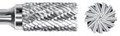 G2000 Carbide Bur Double Cut Cylinder Shape with End Cut SGS SA-51G