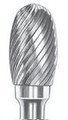 Carbide Bur Single Cut Long Shank Oval Shape SGS SE-3L6