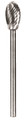 Carbide Bur Single Cut Oval Shape SGS SE-81
