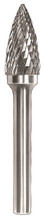 Carbide Bur Double Cut Tree Shape with Pointed End SGS SG-13