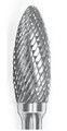 Carbide Bur Double Cut Long Shank Flame Shape SGS SH-2L6