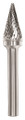 Carbide Bur Double Cut Cone Shape SGS SM-41
