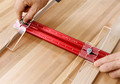 Optional caliper arms for the Story Stick Pro measure openings exactly