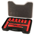 Wiha 31496 - 11 Pc Insulated 3/8in T-handle Socket Set