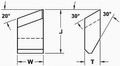 Carbide Processors WEC RH Carbide Saw Tip
