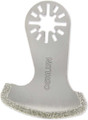 Oshlun MMA-7001 2-1/3-Inch Diamond Sickle Blade with Uni-Fit Arbor for Fein Multimaster, Dremel, and Bosch (1-Pack)