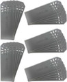 Oshlun MMA-4025 Universal Sealant Cutter with Uni-Fit Arbor for Fein Multimaster, Dremel, and Bosch (25-Pack)