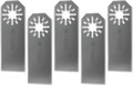 Oshlun MMA-4005 Universal Sealant Cutter with Uni-Fit Arbor for Fein Multimaster, Dremel, and Bosch (5-Pack)