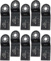 Oshlun MMA-0310 1-1/3-Inch Standard HCS Oscillating Tool Blade with Uni-Fit Arbor for Fein Multimaster, Dremel, and Bosch (10-Pack)