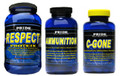 RESPECT Protein(Vanilla), AMMUNITION 180 Tablets & C-GONE 60 Capsule