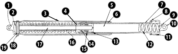 U3-1207 AERONCA OLEO STRUT ASSEMBLY - Univair Aircraft Corporation
