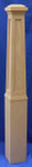 Tapered Flat Panel Box Newel 6-1/4"