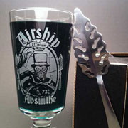 Airship Absinthe glass set