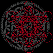 Sacred Geometry featuring the flower of life