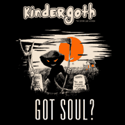 Death is on the prowl on this Official Kindergoth shirt.