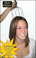 Tingler Scalp Massager in Shiny Silver Stainless Steel