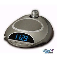 Homedics SS-4500 SoundSpa AM-FM Clock Radio and Sound Machine with Time Projection