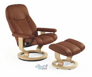 Stressless Consul Recliner- Fantastic Back and Neck Support at a great price. The Stressless Consul is one of the least expensive Stressless Recliners available