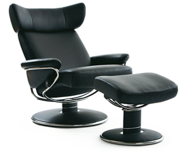 Stressless Jazz Recliner-Medium Size-  Amazingly Modern Back Support and Style!