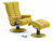 Ekornes Stressless Blues Recliner- Lemon Paloma Leather - Who says Back Products and Furniture Can't Be Beautiful!