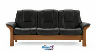 Ekornes Stressless Buckingham Low-Back- 3 Seat Sofa
