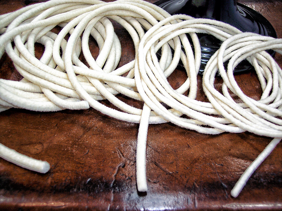 Antique fan wick material