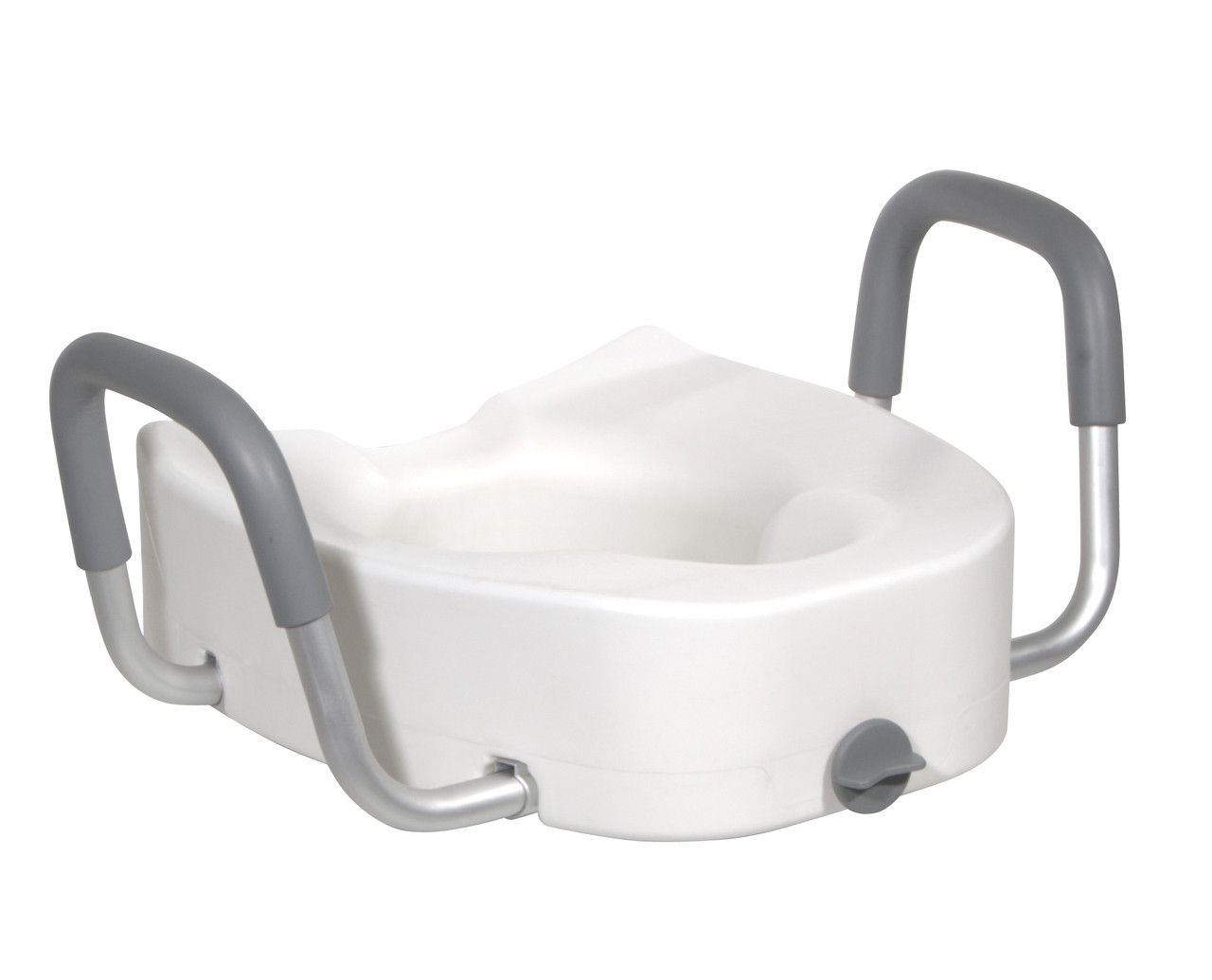 Raised Elongated Toilet Seat | Riser with Arm Raised Elongated Toilet Seat | Riser with Arm
