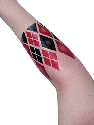 harley quinn temporary arm tattoo costumebase harley quinn temporary arm tattoo costumebase