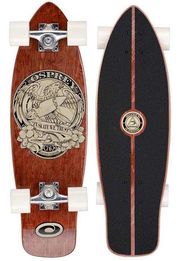 Osprey Old School Single Kick Mini Cruiser Skateboard