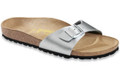 birkenstock madrid silver birko-flor