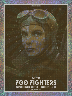 "FOO FIGHTERS - INDIANA AP FOIL"