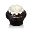 Chocolate cake with a creamy marshmallow filling dipped in chocolate ganache with more filling on top
