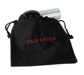 Black hair dryer bag w/ Red embroidery - 30 pack