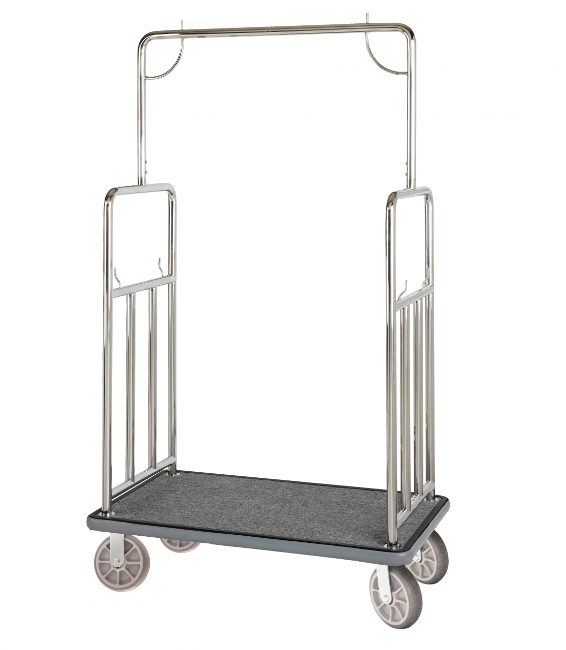 Elite Valet Bellman's Cart Stainless Steel Finish Bellman's Carts