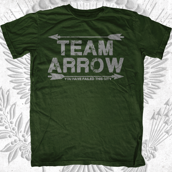 Team Arrow T-Shirt | FAT-Tee.com