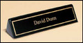 Black Piano-Finish Nameplate