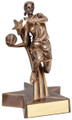 Basketball Resin Female 8.5" Tall