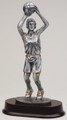 Basketball Resin Jump Shot Female 12" Tall