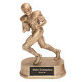 Football Resin Running Male 7.75" Tall