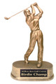 Golf Resin Female 9" Tall