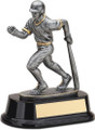 Baseball Bat Down Resin Sculpture Male 6.5" Tall