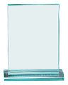 Jade Glass Rectangle Award 8.5" Tall