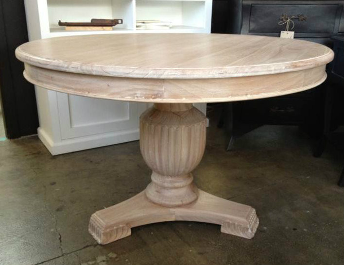 Toulon Round Dining Table French Natural / Limewash Sold Out