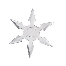4", 6 point Moon throwing star