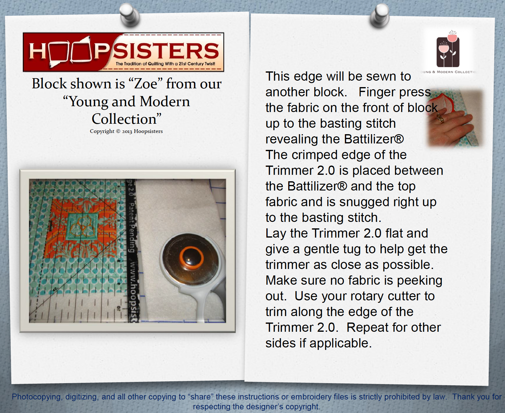 How To Easily Trim EmbroidaBlocks with the Trimmer By 2.0